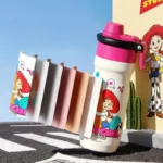 X&W Toy Story Spray Insulated Cup Stainless Steel Straw Thermal Mug - Image 3