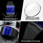 POEDAGAR Top Original High Quality Man Watch Waterproof Watch For Men - Image 4