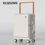 KLQDZMS ABS+PC Suitcase Large Capacity Trolley Case Women's Boarding