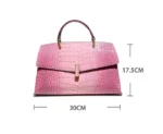 2026 New Genuine Leather Women's Handbags Luxury Fashion Lady Top Handle - Image 4