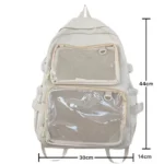 Japanese Style Transparent Ita Bag for Girls Comic Cons Large Capacity Women - Image 3