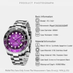 PAGANI DESIGN New GMT Men Watch Top Brand 40mm Mechanical Watch - Image 6