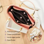 FOXER Split Leather Women's Shoulder Bag Elegant Handbag 2026 New - Image 5