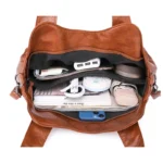2024 Women High Quality Leather Shoulder Bag Top-handle Bags Casual Large Capacity - Image 6