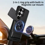 Phone Case for Samsung Galaxy S26 S24 S23 Ultra S25 FE Lens Protect Ring Holder - Image 2