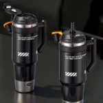 JUSTINLAU 1L Sports Thermos Cup 304 Stainless Steel Insulated Bottles - Image 6
