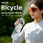 ESLNF 610ML Insulated Water Bottle Spray Bottle Keep Ice Long Lasting - Image 2