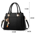 Gusure Luxury Handbag Women Crossbody Bag with tassel hanging Large Capacity - Image 6