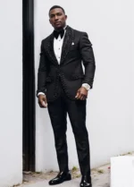 Suits for Men Slim Fit 3 Pieces Male Suit Jacket Vest with Pants Wedding Tuxedo - Image 5