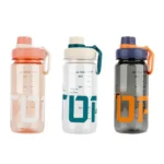 0.6L/0.8L/1L Large Capacity Water Bottles Plastic Lightweight Clear Drink - Image 3