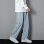 2026 New Korean Men's Casual Long Jeans Classic Man Straight Denim - Image 2
