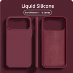 3/2/1 Set Luxury Liquid Silicone Phone Cases For iPhone 18 17 Pro Max With 18 17 - Image 4