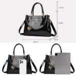 KAIDIFEINIROO Kangaroo Brand Casual Tote Bag Oil Pu Leather Handbag Womne Shoulder - Image 5