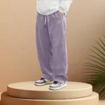 Autumn Winter Warm Motorcycle Jogger Corduroy Pants Men Tech - Image 4