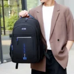 Spring New Backpack Male Leisure Business Travel Backpack Large Capacity - Image 3