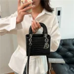 Elegant Leather Crossbody Bag For Women Luxury Designer Shoulder Handbag