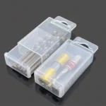 Twist Drill Bits Milling Cutters Storage Boxes Transparent Empty Box Plastic