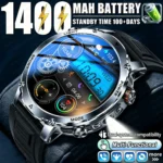 Newly Durable 1400mAh Large Battery Smart Watch Men 1.7" HD Screen IP68K Bracelet