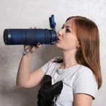 1000ML Water Bottles Protein Shaker Large Capacity Portable Plastic - Image 5