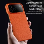 for Magsafe Case for iPhone 17 15 16 18 Pro Max Air Lychee Natural Cowhide - Image 6