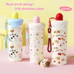 Portable 316 Stainless Steel Cartoon Vacuum Cup High-Capacity - Image 2