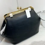 Spring Collection Large Capacity Frame Kisslock Bag For Women Luxury Designer Handbag
