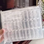 200pcs Mini Square Storage Box Transparent Plastic Flip - Image 6