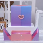 Gradient Color Double Open Creative Love Gift Box Valentine's Day Birthday - Image 3