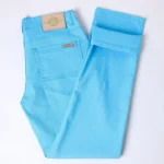 2026 96% Cotton Elastic Lake Blue Jeans Men's Spring Slim Straight Denim - Image 5