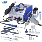 WEP 948-II Suction Tin Gun Desoldering Station Hot Air Gun Soldering