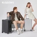KLQDZMS Rolling Suitcase 20"24 Inch All Aluminum Magnesium Alloy Boarding - Image 2