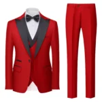 Multi-colors Men's Handsome Suits 3 Pieces Banquet Party Wear Classic