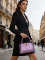 Genuine Leather Woven Handbag For Women 2026 New Light Luxury Women's - Image 3