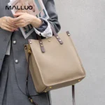 Women's Cowhide Genuine Leather Shoulder Bag Female Luxury Designer Handbags Ladies - Image 3