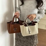 Premium Ladies Tote Bag, Fashionable Leather Crossbody Handbag - Image 5