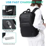 BANGE Lightweight 15.6 inch Laptop Backpack Waterproof USB Charge - Image 6