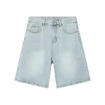 Vintage Mens Jeans High-Streets Wide-leg Pants Men Summer Baggy Jeans