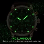 OPK 6083 Men's Quartz Watch Leathar Strap Luxury Luminous 30m - Image 3