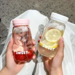 Simple and Fresh Mini Water Cup, Heat-Resistant and Anti Drop Portable
