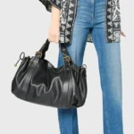 Fashion Large Capacity Ruched Tote Bag Designer Drawsting Women Handbags Luxury