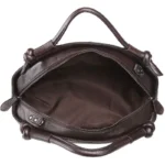 New Vintage Flower Printing Women Handbags Designer Cow Genuine Leather - Image 5