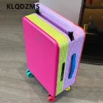 KLQDZMS 20"ABS + PC Suitcase Large-capacity Trolley Case Women Boarding Box - Image 5