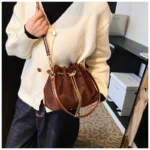 2026 Soft Commuting Crossbody Bags Faux Suede Sewing Hot Sale Bags for Women - Image 6