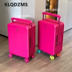 KLQDZMS 20"ABS + PC Suitcase Large-capacity Trolley Case Women Boarding Box - Image 4