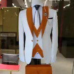 Fashion Style Slim Fit Men's Suits Groom Tuxedos Formal Wedding/Business Men Suits Peak