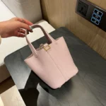 Genuine Leather Bucket Bag Tote Bag Women Handbags 18/22 Big Small