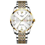 Top Brand Men Watch Solid Strap BusinessDouble Calendar Chinese English - Image 3