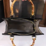 2025 New Crocodile-Patterned Middle-Aged Mom Bag, Genuine Bamboo Joint Handle - Image 5