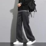 2026 New Korean Men's Casual Long Jeans Classic Man Straight Denim - Image 4