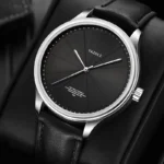 Top Brand Men's Watches Luxury Metal Case Analog Quartz Watches for Men Leathe - Image 6